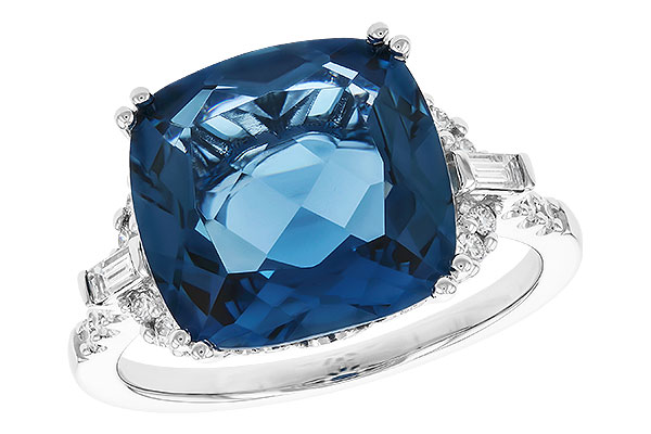 G273-85804: LDS RG 9.00 LONDON BLUE TOPAZ 9.25 TGW (12MM LBT)