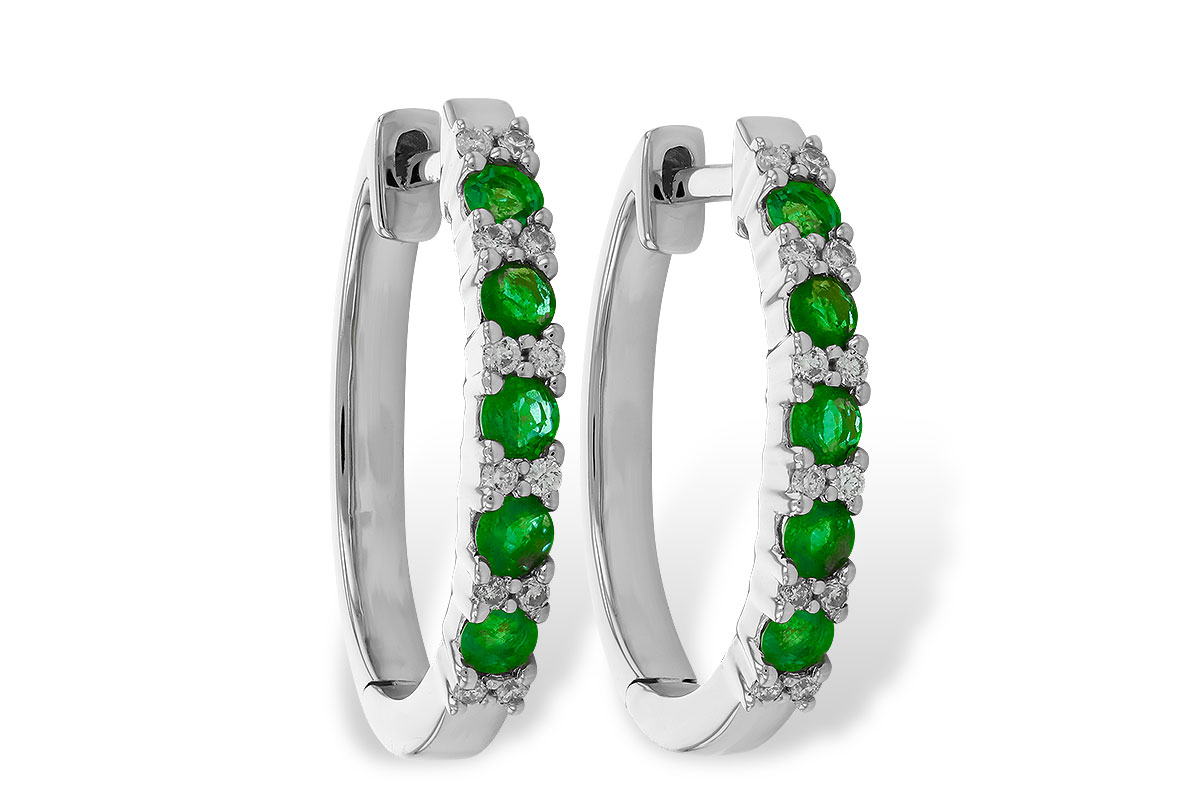G273-89423: EARR .40 EMERALD .50 TGW
