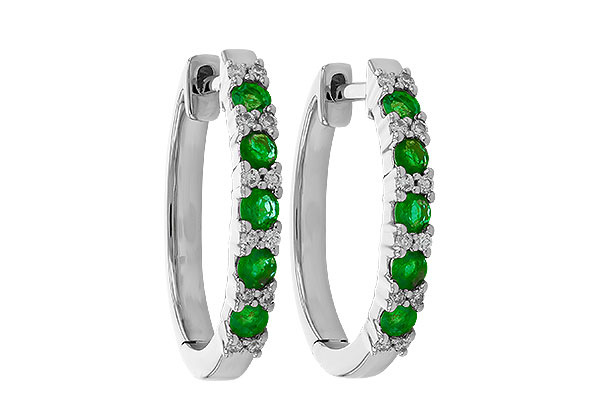 G273-89423: EARR .40 EMERALD .50 TGW