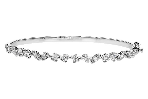 G273-89441: BANGLE 1.70 TW FANCY CUT DIAS