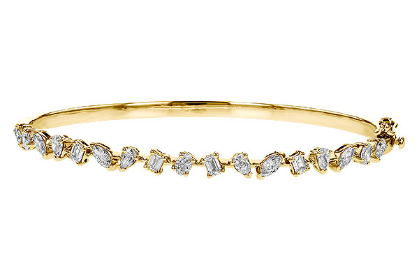 G273-89441: BANGLE 1.70 TW FANCY CUT DIAS