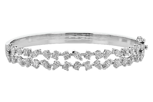 G273-89450: BANGLE 3.50 TW FANCY CUT DIAS