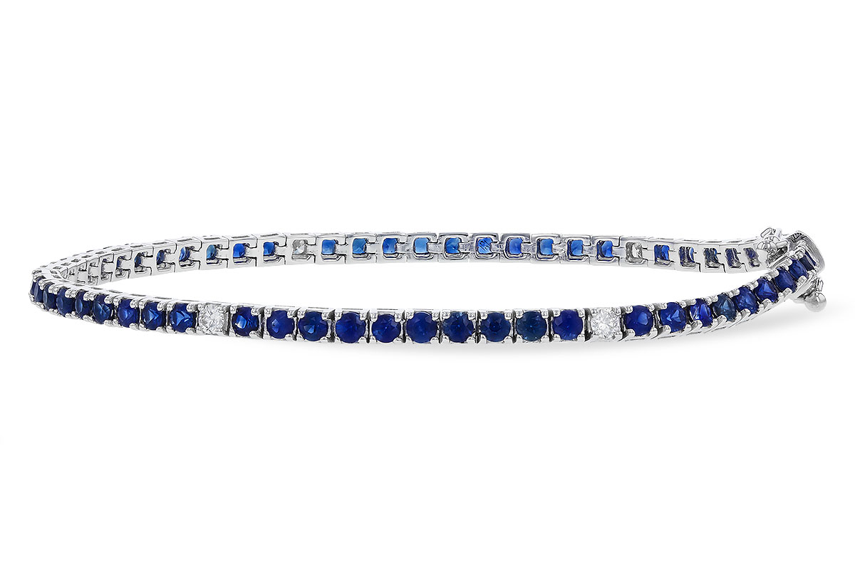 G274-73977: BRACELET 3.27 TW SAPP 3.52 TGW (7")