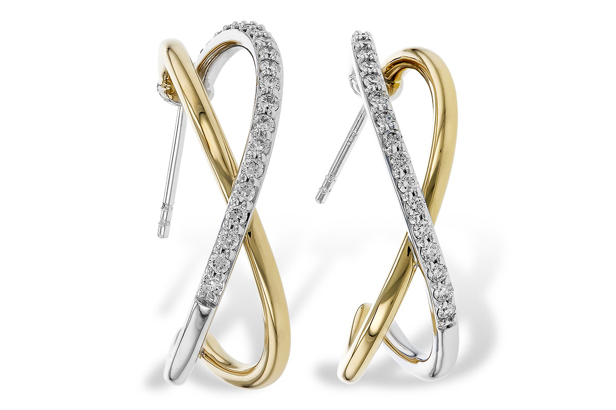 G274-74895: EARRINGS .50 TW