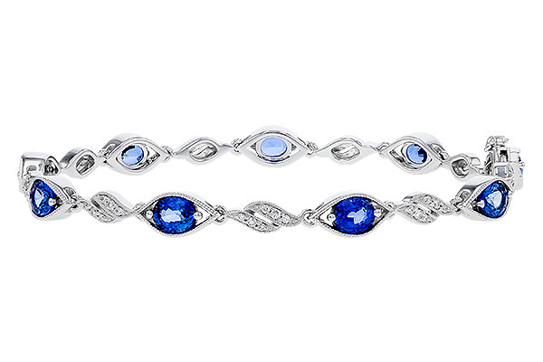 G274-74904: BRACELET 4.02 SAPPHIRE 4.26 TGW (7")