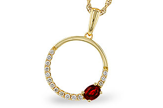 G274-75741: NECKLACE .26 RUBY .41 TGW