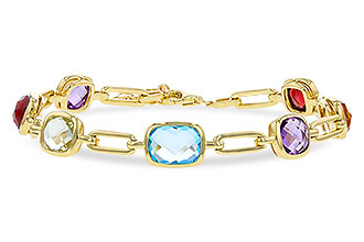 G274-76686: BRACELET 8.87 TW SEMI-PREC (GT,CIT,AMY,G.AMY,BT)
