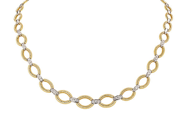 G274-78486: NECKLACE .75 TW (17")