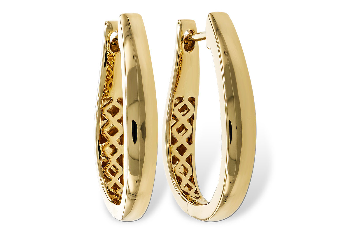 G274-78532: GOLD EARRINGS (22MM)