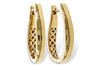 G274-78532: GOLD EARRINGS (22MM)