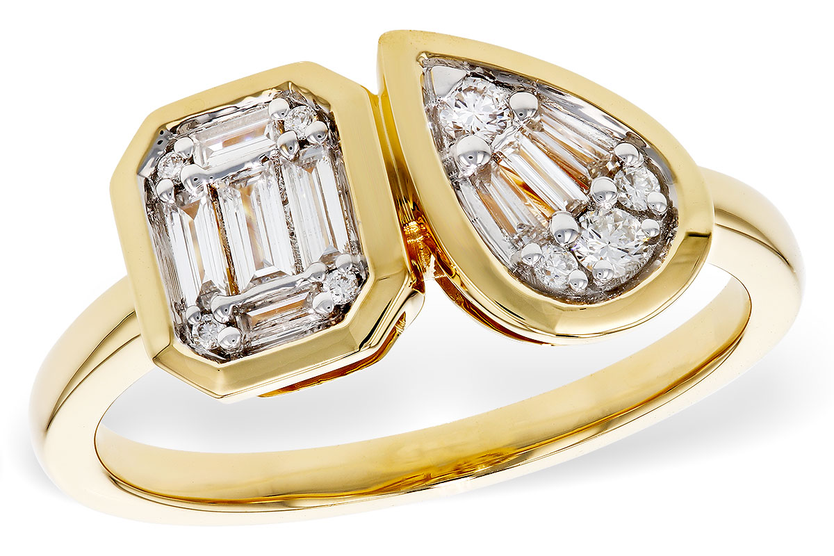 G274-80341: LDS DIA RG .17 TW BAGUETTE .25 TW