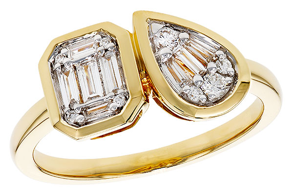 G274-80341: LDS DIA RG .17 TW BAGUETTE .25 TW