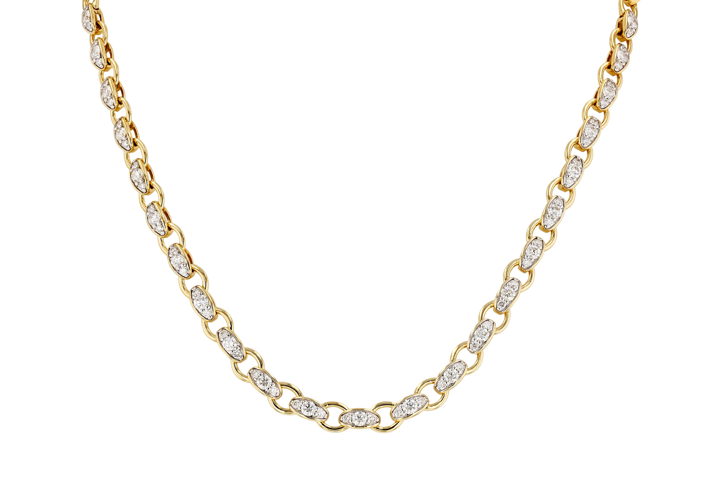 G275-65741: NECKLACE 3.18 TW (17.25")