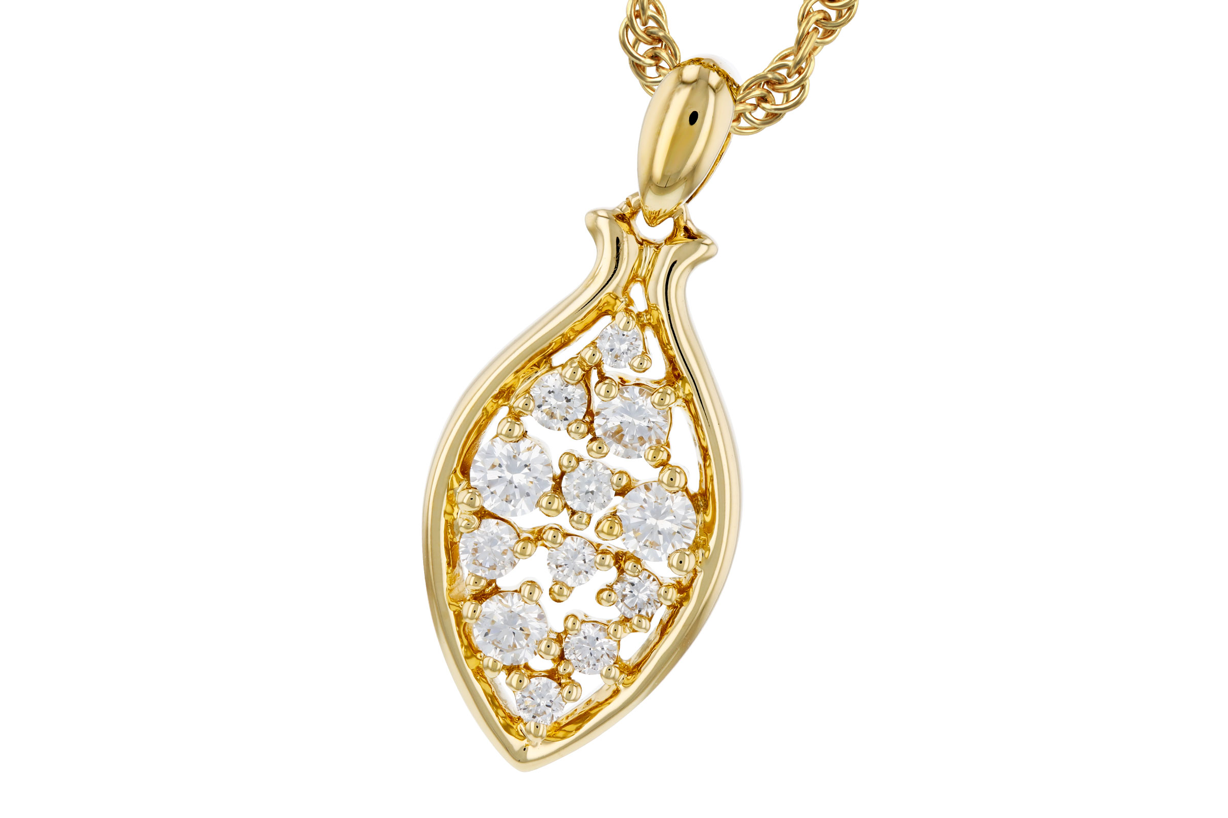 G275-65759: NECKLACE .26 TW