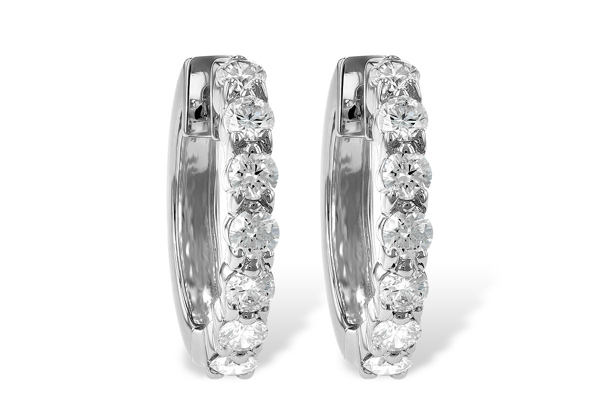 H001-12104: EARRINGS 1.00 CT TW