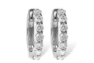 H001-12104: EARRINGS 1.00 CT TW