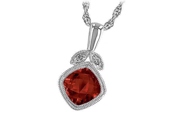 H183-89413: NECK 1.09 GARNET 1.10 TGW