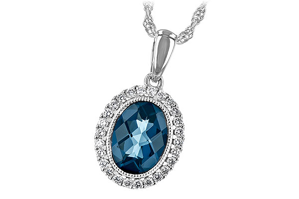 H189-28468: NECK 1.28 LONDON BLUE TOPAZ 1.41 TGW