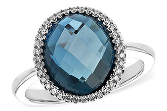 H189-29377: LDS RG 5.31 LONDON BLUE TOPAZ 5.45 TGW