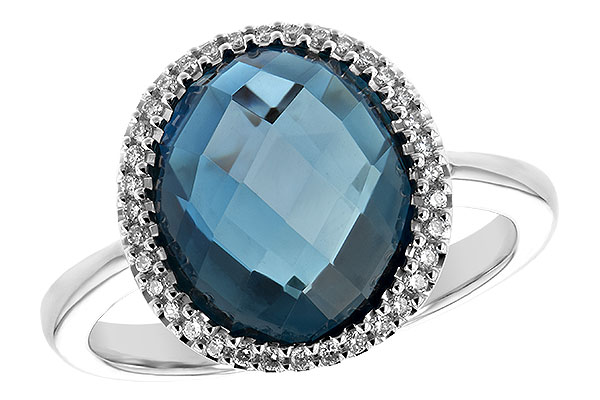 H189-29377: LDS RG 5.31 LONDON BLUE TOPAZ 5.45 TGW