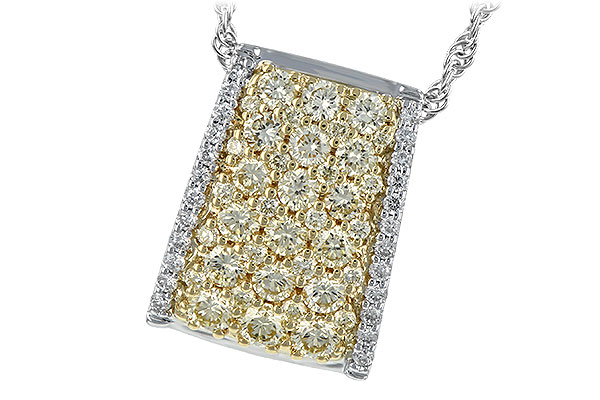 H189-29404: NECK .95 YELLOW DIAS 1.09 TW