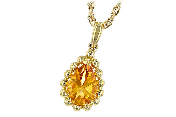 H189-31250: NECKLACE 1.06 CT CITRINE