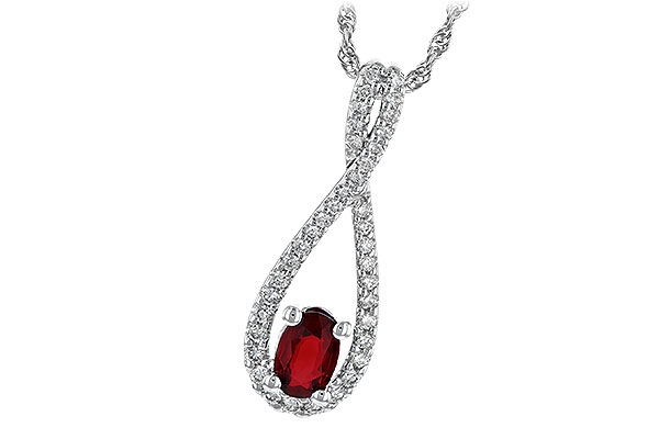 H190-20304: NECK .50 RUBY .74 TGW