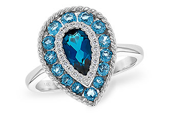 H190-22168: LDS RG 1.52 TW BLUE TOPAZ 1.60 TGW