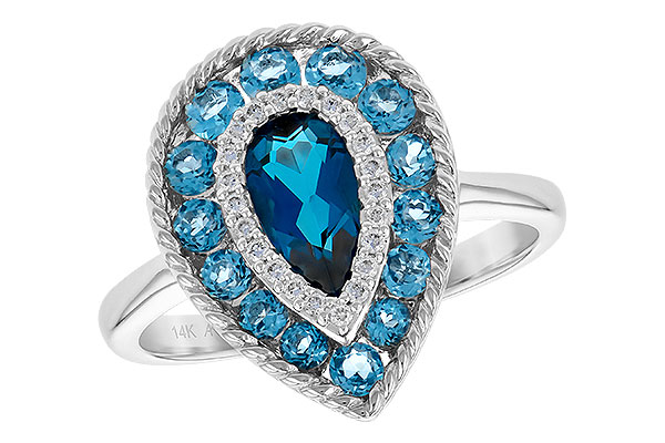 H190-22168: LDS RG 1.52 TW BLUE TOPAZ 1.60 TGW