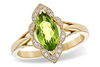 H190-23977: LDS RG .94 PERIDOT 1.05 TGW