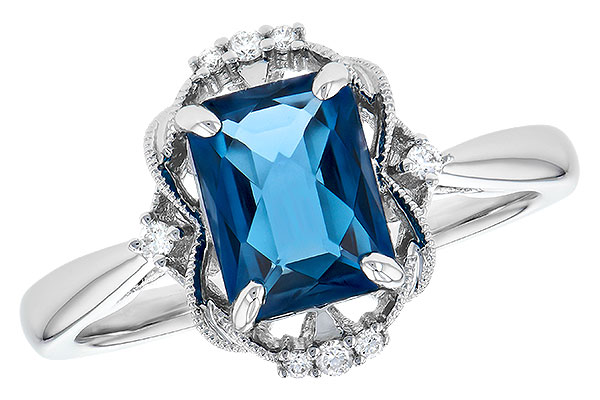 H272-93941: LDS RG 1.70 LONDON BLUE TOPAZ 1.76 TGW