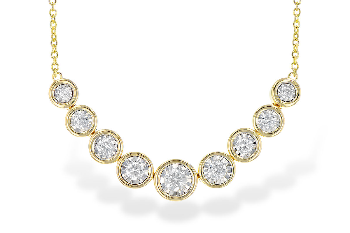 H272-93968: NECKLACE 1.00 TW