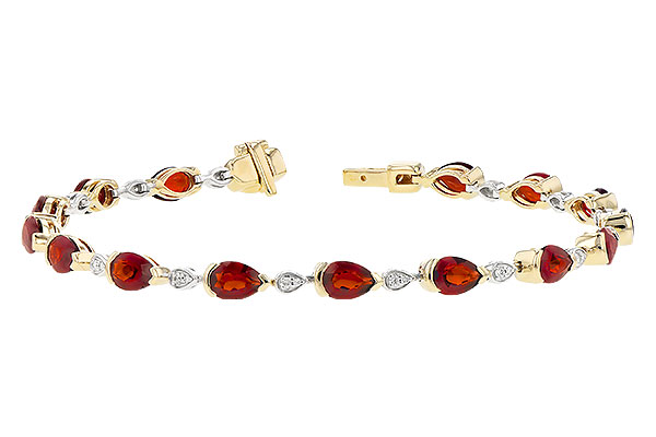 H272-94841: BRACELET 6.44 GARNET 6.60 TGW