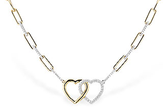 H273-85732: NECKLACE .52 TW
