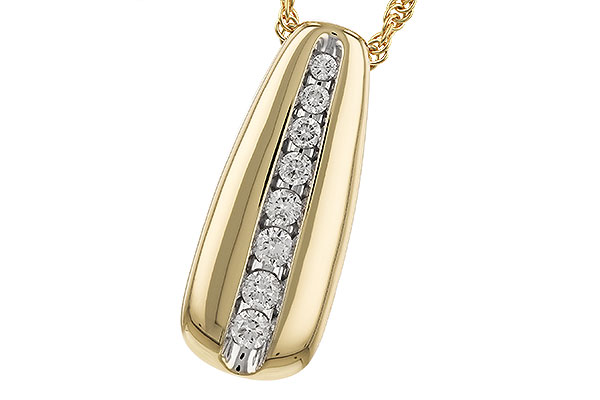 H273-90286: NECKLACE .25 TW