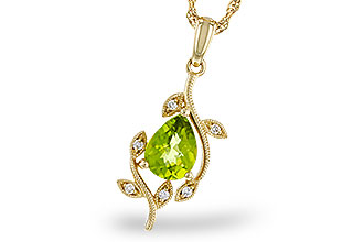 H274-75768: NECKLACE 1.16 PERIDOT 1.21 TGW (8x6MM PER)