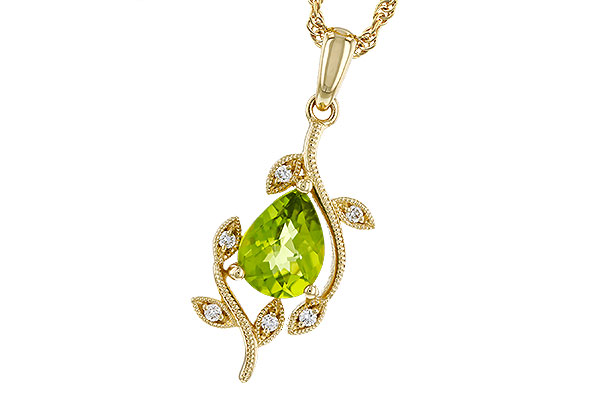 H274-75768: NECKLACE 1.16 PERIDOT 1.21 TGW (8x6MM PER)