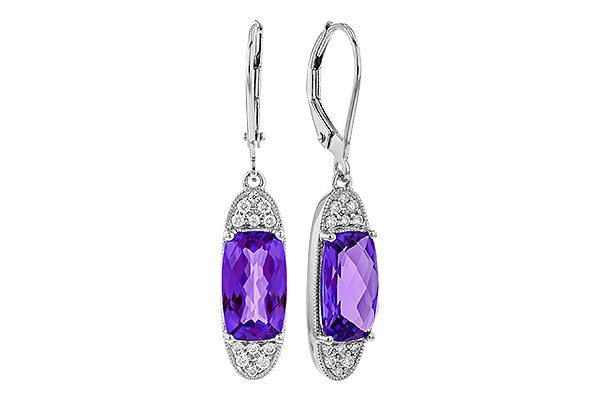 H274-77632: EARR 3.20 TW AMETHYST 3.36 TGW