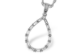 H274-78477: NECKLACE .27 BAG .28 TW