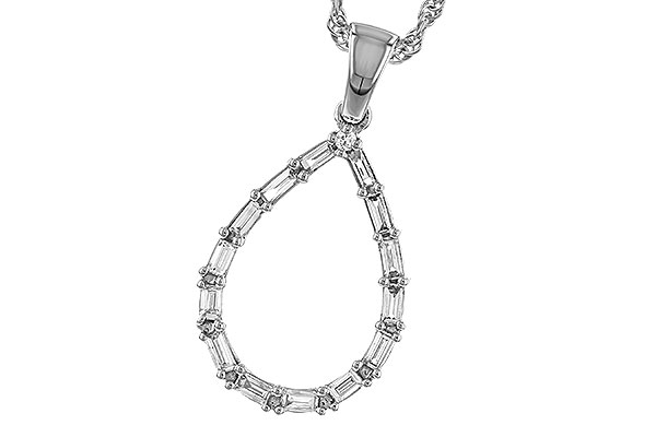 H274-78477: NECKLACE .27 BAG .28 TW