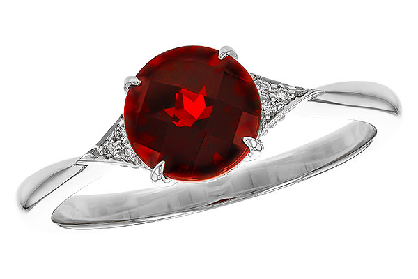 H274-79386: LDS RG 1.46 GARNET 1.48 TGW (7MM RD)