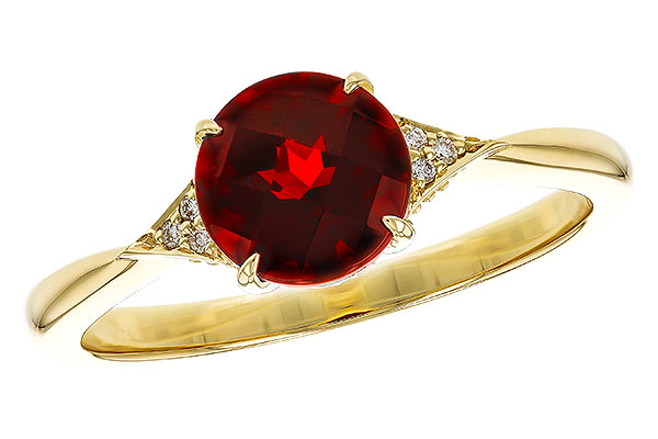 H274-79386: LDS RG 1.46 GARNET 1.48 TGW (7MM RD)