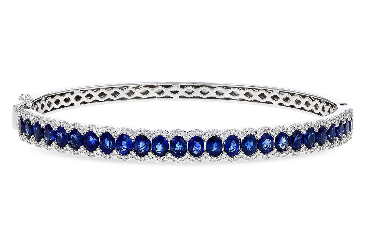 H274-80286: BANGLE 5.09 TW SAPPHIRE 5.65 TGW