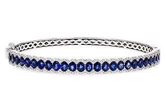 H274-80286: BANGLE 5.09 TW SAPPHIRE 5.65 TGW