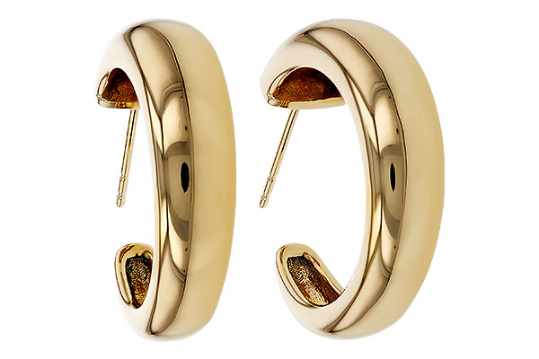 H274-80295: GOLD EARRINGS (20MM)