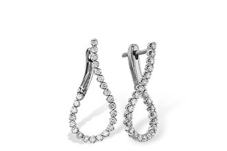 H275-63959: EARRINGS .50 TW