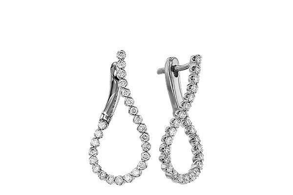 H275-63959: EARRINGS .50 TW