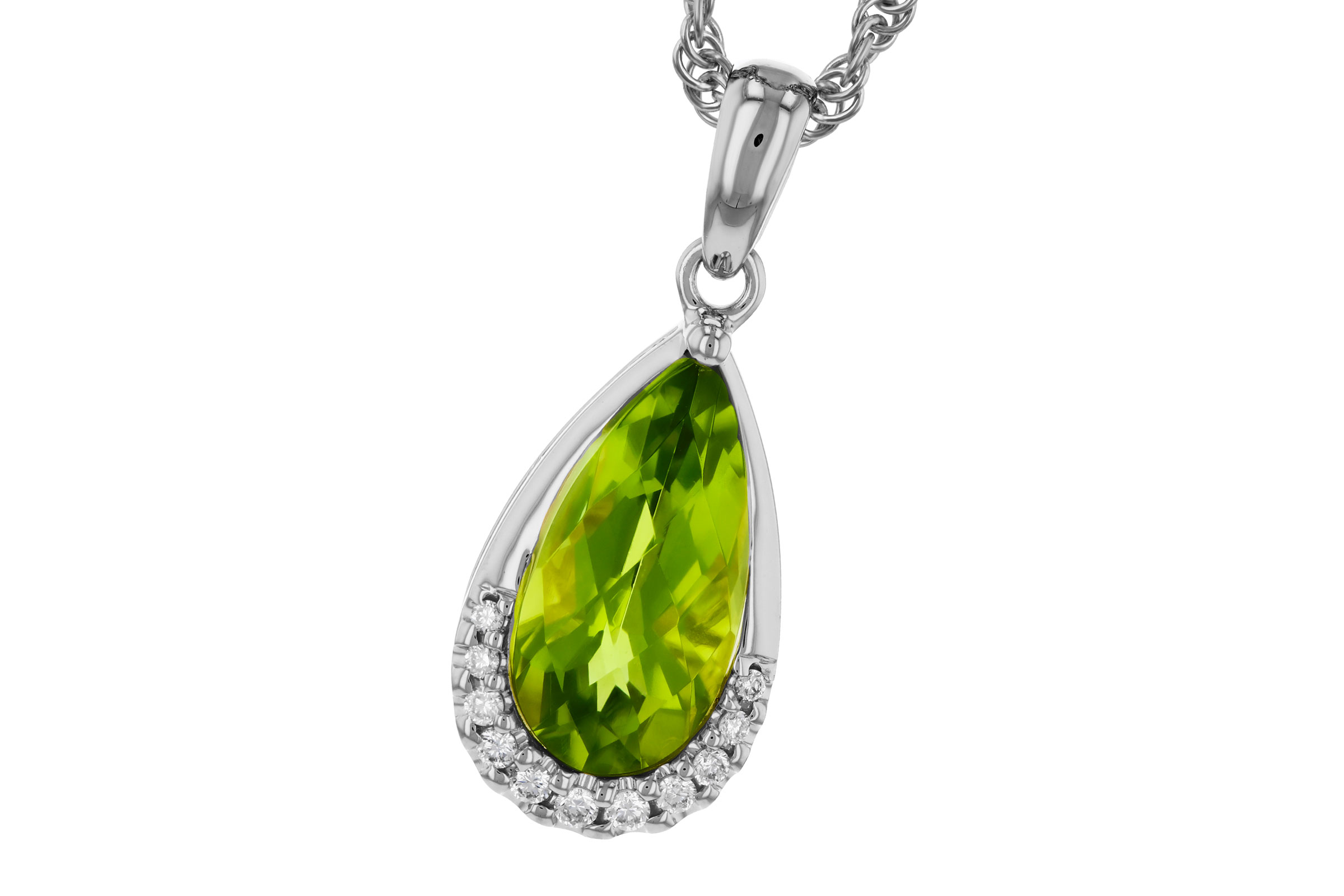 H275-65741: NECK 1.94 PERIDOT 2.00 TGW (12x6MM PS)