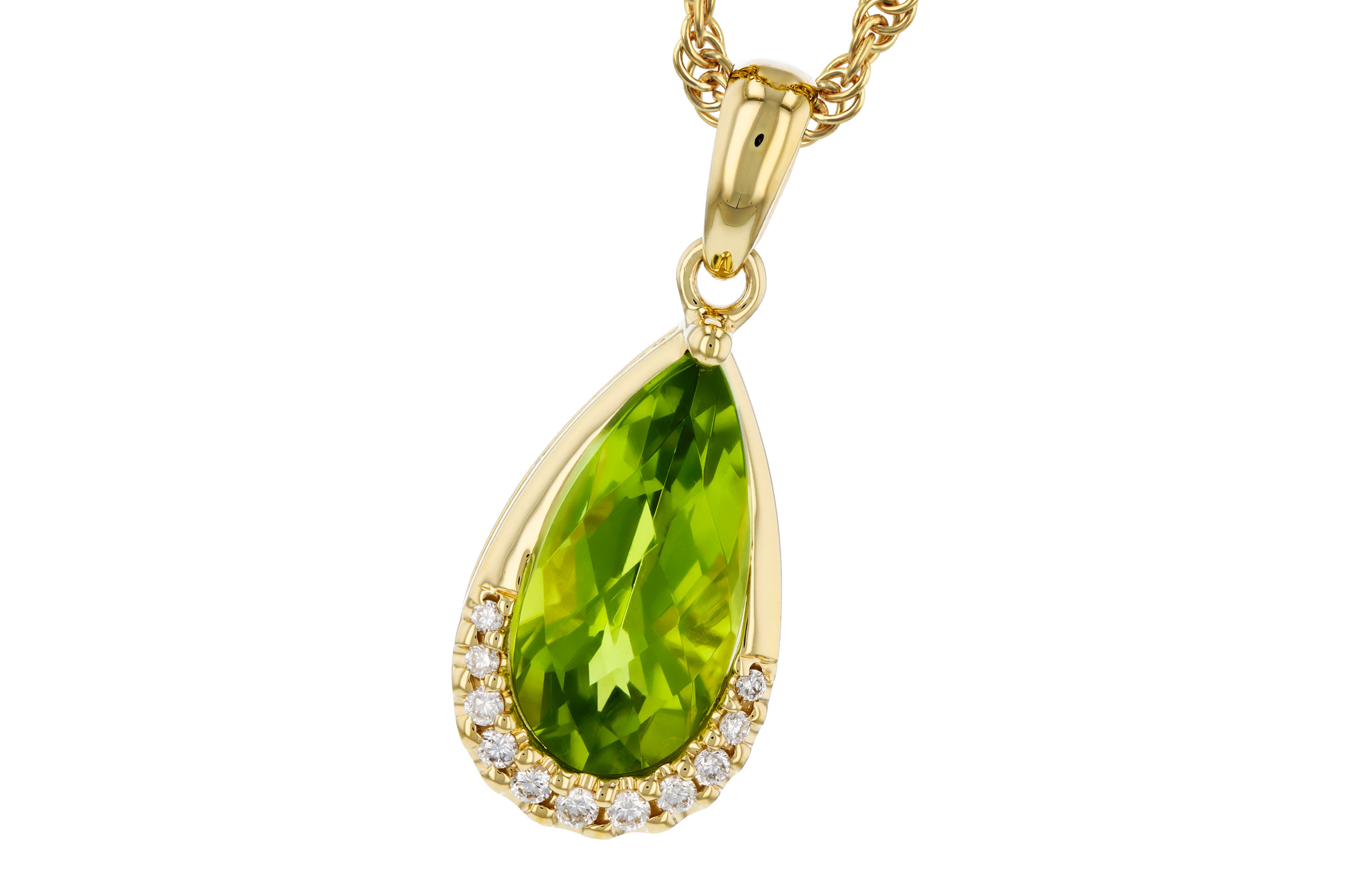 H275-65741: NECK 1.94 PERIDOT 2.00 TGW (12x6MM PS)