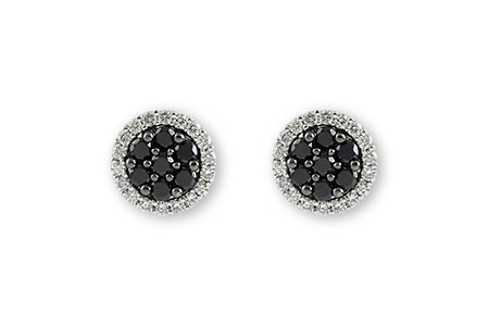 K186-62113: EARR .47 BLACK DIA .72 TW